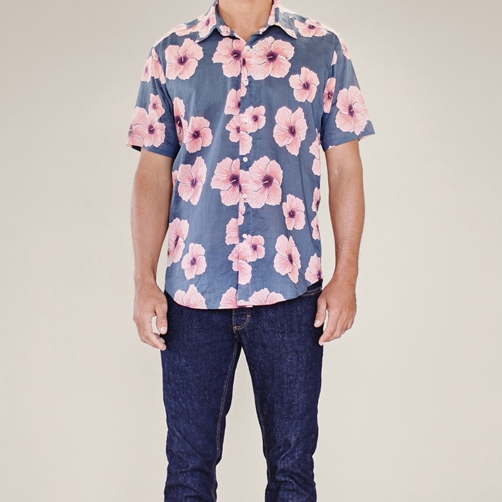 Hibiscus Men’s Aloha Shirt